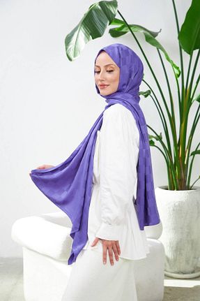 شال بنفش زنانه İpekhan - کد 783754095
