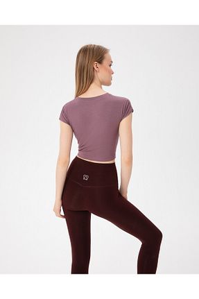 بلوز بنفش زنانه ساده Ayma Active - کد 850438880