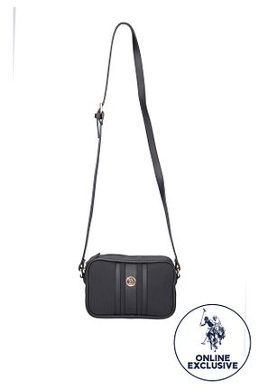 کیف پستچی مشکی زنانه چرم مصنوعی U.S. Polo Assn. - کد 32213358