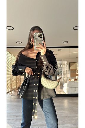 پیراهن مشکی زنانه اورسایز SennaStore - کد 884551950