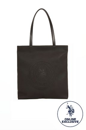 کیف دوشی مشکی زنانه چرم مصنوعی U.S. Polo Assn. - کد 32213334