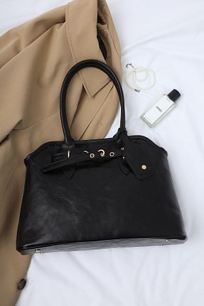 کیف دوشی مشکی زنانه چرم مصنوعی Mopia - کد 883286463