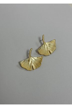گوشواره جواهر طلائی پوشش لاکی KİLİGİSTANBUL - کد 879437340