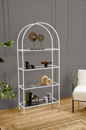 قفسه کتاب سفید 175 سانتی متر DEKOPRATİK - کد 884659313