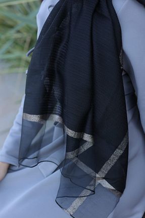 شال مشکی زنانه ویسکون Arwella - کد 884554706
