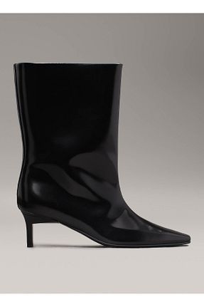 بوت / نیم بوت مشکی زنانه پاشنه نازک Calvin Klein - کد 884686765