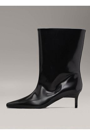 بوت / نیم بوت مشکی زنانه پاشنه نازک Calvin Klein - کد 884686765