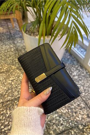 کیف پول مشکی زنانه ابعاد بزرگ Yuka Atelier - کد 884622707