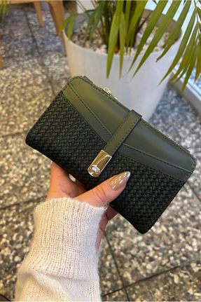 کیف پول خاکی زنانه ابعاد بزرگ Yuka Atelier - کد 884622720