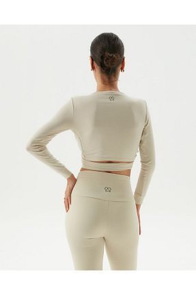 بلوز بژ زنانه ساده Ayma Active - کد 362279600