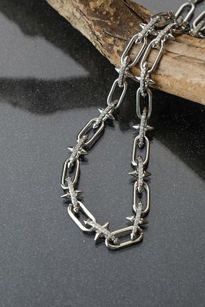 گردنبند استیل ( فولاد ) طلائی زنانه استیل (فولاد) çildan - کد 890771945