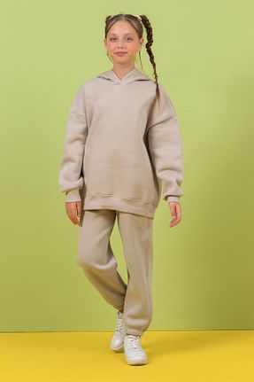 ست گرمکن بژ زنانه %100 پنبه MOW - کد 884638209