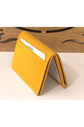 کیف پول زرد مردانه سایز متوسط Praff - کد 884640451