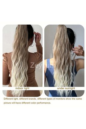 کلاه گیس زرد زنانه Zeysum - کد 876446223