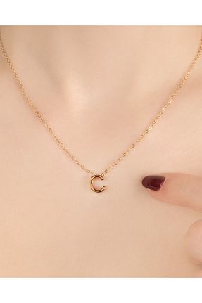 گردنبند استیل ( فولاد ) طلائی زنانه استیل (فولاد) Lekka Design - کد 779619883