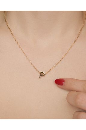 گردنبند استیل ( فولاد ) طلائی زنانه استیل (فولاد) Lekka Design - کد 789195499