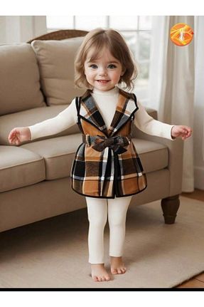 ست بالاتنه و پائین تنه نباتی بچه گانه بافت Genel Markalar - کد 884812223