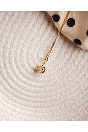 گردنبند استیل ( فولاد ) طلائی زنانه استیل (فولاد) Lekka Design - کد 267935320