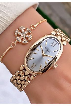ساعت مچی طلائی زنانه 31-35 میلی متر Homies - کد 884716814