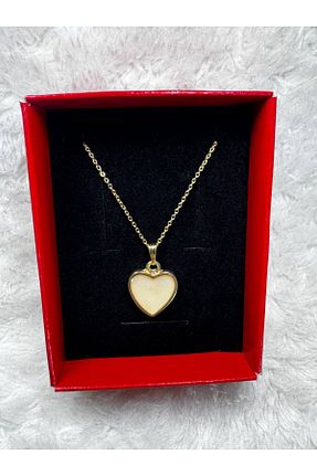 گردنبند جواهر بژ زنانه روکش طلا Fasion Jewelry - کد 884727204