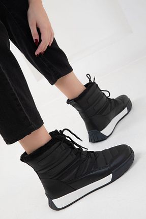 بوت / نیم بوت مشکی زنانه چرم مصنوعی SOHO - کد 882243661