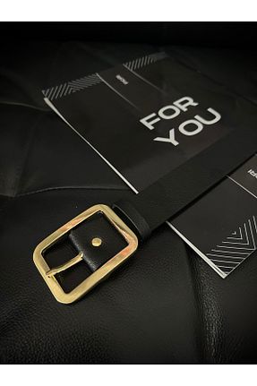 کمربند مشکی زنانه چرم مصنوعی Fiori - کد 71733817
