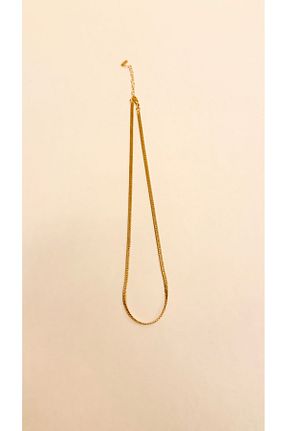گردنبند نقره زرد زنانه 925 عیار Sense Jewelry - کد 884757656