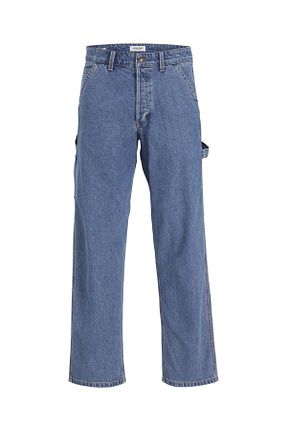 شلوار جین آبی مردانه پاچه پهن Jack & Jones - کد 884791132