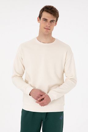 سوئیشرت بژ مردانه ساده U.S. Polo Assn. - کد 884827932