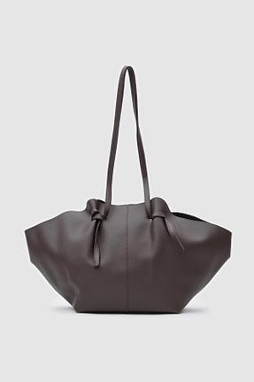 کیف دوشی سرمه ای زنانه چرم مصنوعی Shule Bags - کد 884871360