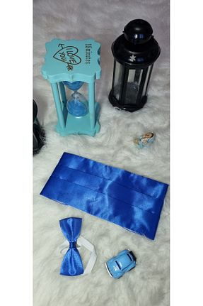 پاپیون سرمه ای بچه گانه ساتن Butik - کد 884889092