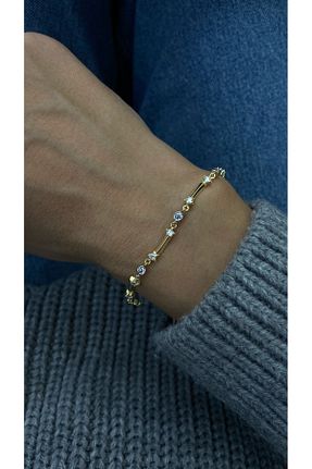 دستبند نقره زرد زنانه 925 عیار GÜLŞAH SEZER - کد 884883162
