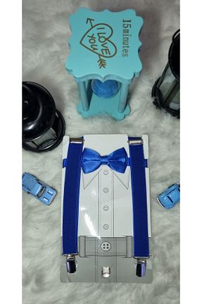 پاپیون سرمه ای بچه گانه پارچه ای Butik - کد 884892440