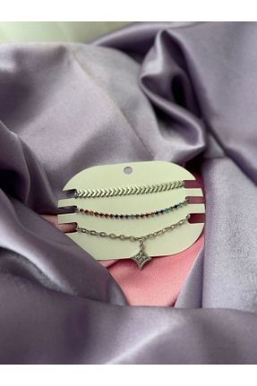 دستبند استیل (فولاد) زنانه استیل (فولاد) EMKA AKSESUAR - کد 884898722