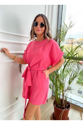 سرهمی رنگی زنانه آستین کوتاه kubraozbeybutik - کد 885750970