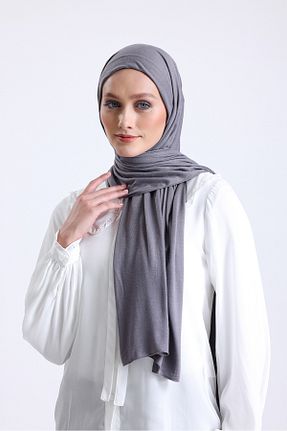 شال طوسی زنانه ویسکون T Crazy - کد 884907686