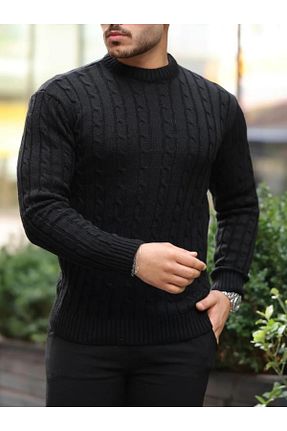 پلیور مشکی مردانه Saç Örgü Genel Markalar - کد 884920442
