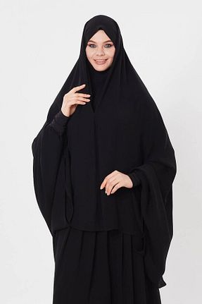 کلاه و ابایا مشکی زنانه پنبه پلی استر gülmedine - کد 163923533