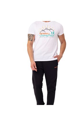 تیشرت اسپرت سفید مردانه رگولار Merrell - کد 856702175