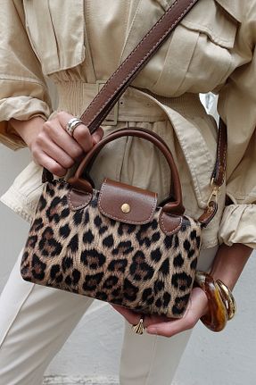 کیف دستی قهوه ای زنانه سایز متوسط Housebags - کد 859917089