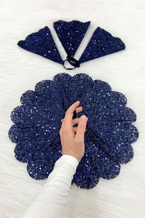 عقد و عروسی و حنابندان سرمه ای ZEYMERADE - کد 885031417