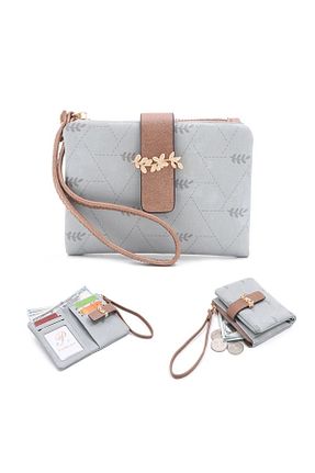 کیف پول طوسی زنانه ابعاد کوچک rinkadoll - کد 877376324