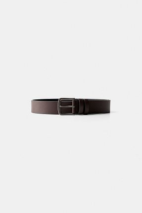 کمربند قهوه ای مردانه پلی اورتان Bershka - کد 884940187