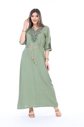 لباس سبز زنانه بافتنی mervemoda - کد 884972380