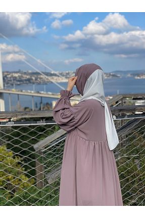 کلاه و ابایا قهوه ای زنانه پلی استر ZÜMHA - کد 884963195