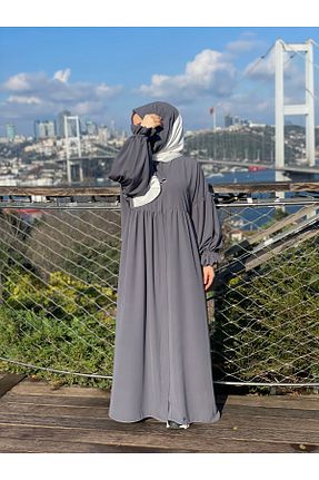 کلاه و ابایا طوسی زنانه پلی استر ZÜMHA - کد 884978965