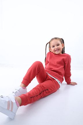 ست گرمکن قرمز بچه گانه %100 پنبه ZUZUNGA - کد 885030071