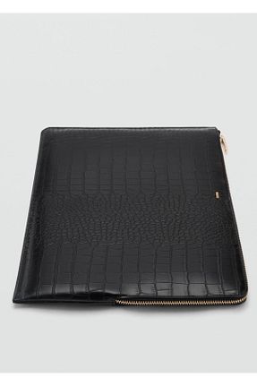 کیف پول مشکی زنانه ابعاد بزرگ MANGO - کد 884980140