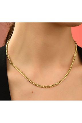 گردنبند طلا زرد زنانه 14 عیار Hasalp Kuyumculuk - کد 885038555
