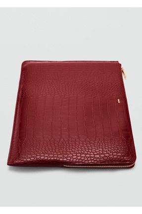 کیف پول قرمز زنانه ابعاد بزرگ MANGO - کد 884977808